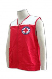 V052 community service vest jackets self-made 